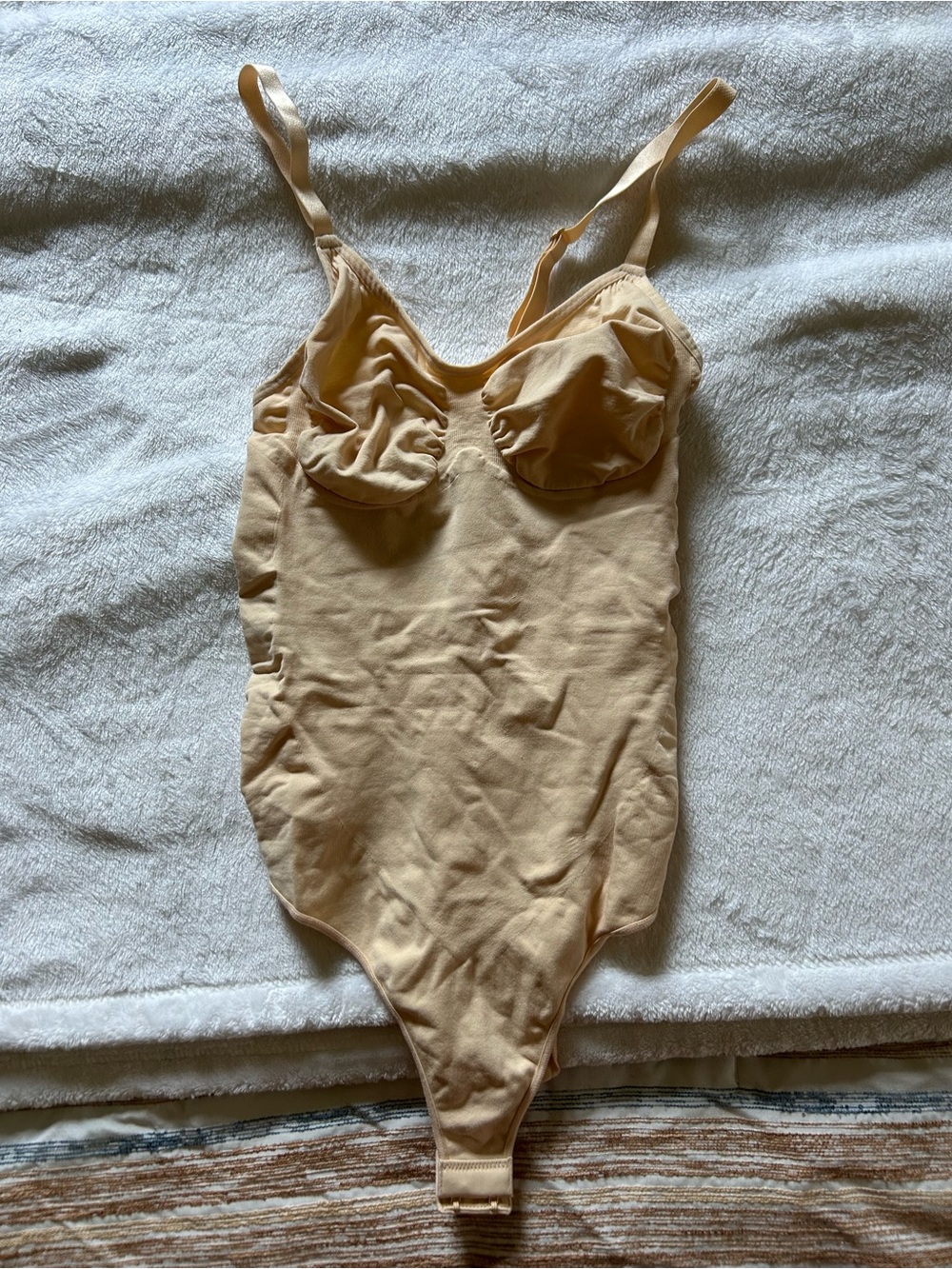 Amazon Nude/Tan Shaping Bodysuit with Built-In Cups